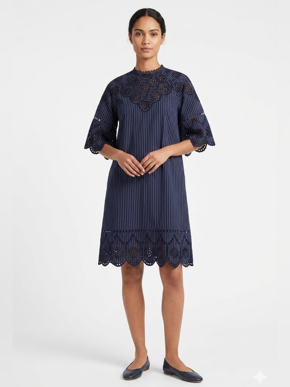 Sea New York Navy Blue Lace Dress